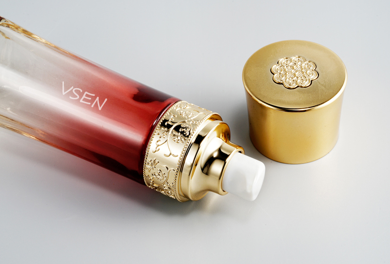 新款猪肝色hth.com套装瓶子定制批发(图2)