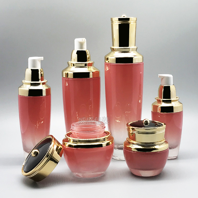 hth.com新款小黑瓶子 面霜瓶子定制 乳液压嘴瓶子(图2)