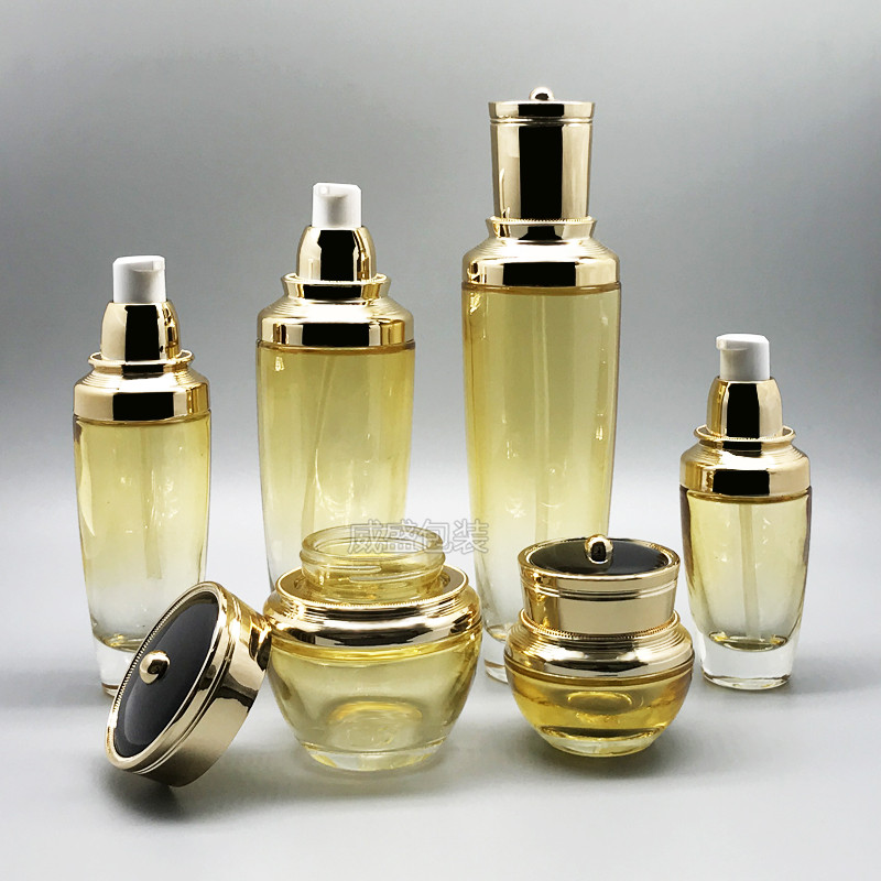 hth.com新款小黑瓶子 面霜瓶子定制 乳液压嘴瓶子(图5)